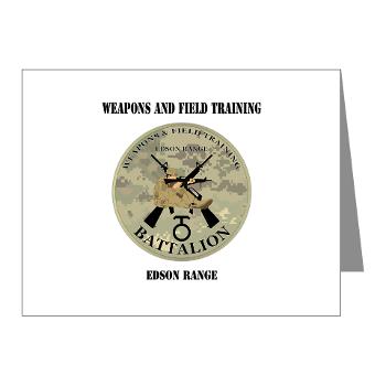 WFTB - M01 - 02 - Weapons & Field Training Battalion - Note Cards (Pk of 20)